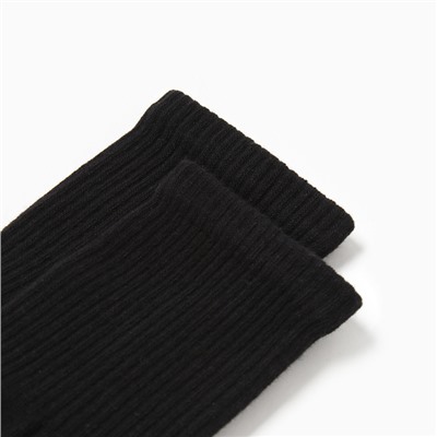Носки женские, цвет черный, размер 35-38